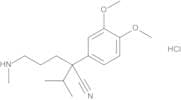 (2RS)-2-(3,4-Dimethoxyphenyl)-5-(methylamino)-2-(1-methylethyl)pentanenitrile Hydrochloride