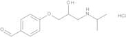 4-[(2RS)-2-Hydroxy-3-[(1-methylethyl)amino]propoxy]benzaldehyde Hydrochloride