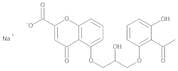 5-[3-(2-Acetyl-3-hydroxyphenoxy)-2-hydroxypropoxy]-4-oxo-4H-1-benzopyran-2-carboxylic Acid Sodium …
