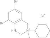 (3RS)-6,8-Dibromo-3-cyclohexyl-3-methyl-1,2,3,4-tetrahydroquinazolin-3-ium Chloride