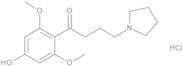 4-(Pyrrolidin-1-yl)-1-(4-hydroxy-2,6-dimethoxyphenyl)butan-1-one Hydrochloride (p-Desmethyl-Buflom…