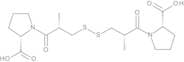1,1'-[Disulfanediylbis-[(2S)-2-methyl-1-oxopropane-3,1-diyl]]-bis[(2S)-pyrrolidine-2-carboxylic] A…