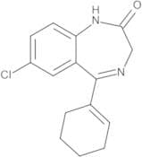 7-Chloro-5-(cyclohex-1-enyl)-1,3-dihydro-2H-1,4-benzodiazepin-2-one (Nortetrazepam)
