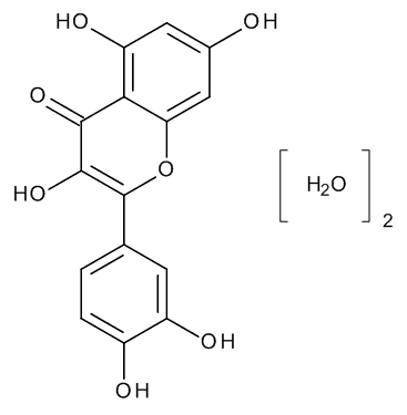 2-(3,4-Dihydroxyphenyl)-3,5,7-trihydroxy-4H-1-benzopyran-4-one Dihydrate (Quercetin Dihydrate)