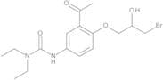 3-[3-Acetyl-4-[(2RS)-3-bromo-2-hydroxypropoxy]phenyl]-1,1-diethylurea (Bromhydrin Compound)