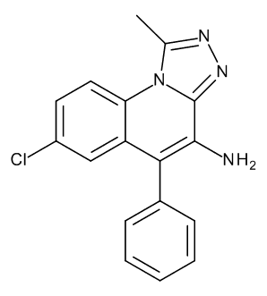 7-Chloro-1-methyl-5-phenyl-[1,2,4]triazolo[4,3-a]quinolin-4-amine