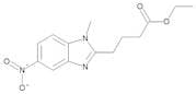 Ethyl 4-(1-Methyl-5-nitrobenzimidazol-2-yl)butanoate