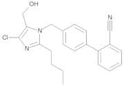 2-[4-[[2-Butyl-4-chloro-5-(hydroxymethyl)imidazol-1-yl]methyl]phenyl]benzonitrile