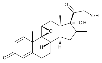 9,11β-Epoxy-17,21-dihydroxy-16β-methyl-9β-pregna-1,4-diene-3,20-dione
