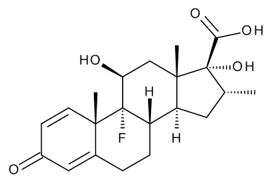 9-Fluoro-11β,17α-dihydroxy-16α-methyl-3-oxoandrosta-1,4-diene-17β-carboxylic Acid