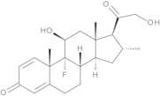 9-Fluoro-11β,21-dihydroxy-16α-methylpregna-1,4-diene-3,20-dione