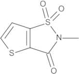 2-Methylthieno[2,3-d]isothiazol-3(2H)-one 1,1-Dioxide