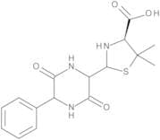 (4S)-2-(3,6-Dioxo-5-phenylpiperazin-2-yl)-5,5-dimethylthiazolidine-4-carboxylic Acid (Diketopipera…