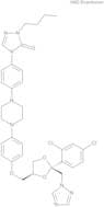 2-Butyl-4-[4-[4-[4-[[cis-2-(2,4-dichlorophenyl)-2-(1H-1,2,4-triazol-1-ylmethyl)-1,3-dioxolan-4-yl]…