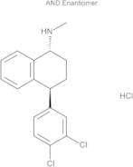 (1RS,4SR)-4-(3,4-Dichlorophenyl)-N-methyl-1,2,3,4-tetrahydronaphthalen-1-amine Hydrochloride