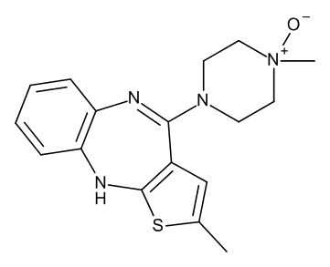 1-Methyl-4-(2-methyl-10H-thieno[2,3-b][1,5]benzodiazepin-4-yl)piperazin-1-oxide (Olanzapine N-Oxid…