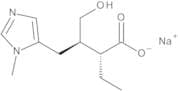 (2R,3R)-2-Ethyl-3-(hydroxymethyl)-4-(1-methyl-1H-imidazol-5-yl)butanoic Acid Sodium Salt (Isopiloc…
