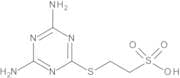 2-(4,6-Diamino-1,3,5-triazin-2-yl)sulfanylethanesulfonic Acid