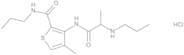 4-Methyl-N-propyl-3-[[(2RS)-2-(propylamino)propanoyl]amino]thiophene-2-carboxamide Hydrochloride (…