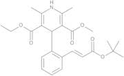 Ethyl Methyl (E)-4-{2-[2-(tert-Butoxycarbonyl)vinyl]phenyl}-1,4-dihydro-2,6-dimethylpyridine-3,5-d…