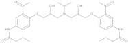 N,N'-[[(1-Methylethyl)imino]-bis[(2-hydroxypropane-1,3-diyl)oxy(3-acetyl-1,4-phenylene)]]dibutanam…