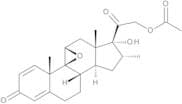 9,11β-Epoxy-17-hydroxy-16α-methyl-3,20-dioxo-9β-pregna-1,4-dien-21-yl Acetate