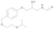 N-[2-Hydroxy-3-[4-(2-isopropoxyethoxymethyl)phenoxy]propyl]formamide (N-Desisopropyl-N-formyl Biso…
