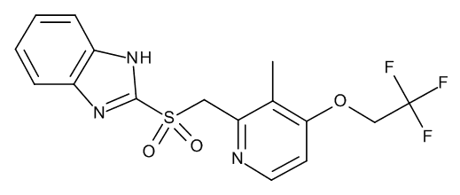 2-[[[3-Methyl-4-(2,2,2-trifluoroethoxy)pyridin-2-yl]methyl]sulphonyl]-1H-benzimidazole (Lansoprazo…