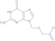2-Amino-9-[[(2-chloroprop-2-en-1-yl)oxy]methyl]-1,9-dihydro-6H-purin-6-one (Vinylchloroganciclovir)