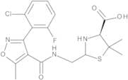 (2RS,4S)-2-[[[[3-(2-Chloro-6-fluorophenyl)-5-methylisoxazol-4-yl]carbonyl]amino]methyl]-5,5-dimeth…