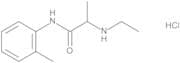 (RS)-2-Ethylamino-N-(2-methylphenyl)propanamide Hydrochloride
