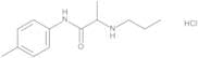 (RS)-N-(4-Methyl-phenyl)-2-(propylamino)propanamide Hydrochloride