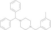 1-(Diphenylmethyl)-4-[(3-methylphenyl)methyl]piperazine