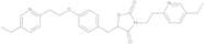 (5RS)-5-[[4-[2-(5-Ethylpyridin-2-yl)ethoxy]phenyl]methyl]-3-[2-(5-ethylpyridin-2-yl)ethyl]thiazoli…