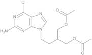 9-[4-Acetoxy-3-(acetoxymethyl)butyl]-2-amino-6-chloropurine