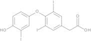 [4-(4-Hydroxy-3-iodophenoxy)-3,5-diiodophenyl]acetic Acid (Triiodothyroacetic Acid)