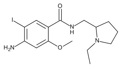 4-Amino-N-[[(2RS)-1-ethyl-pyrrolidin-2-yl]methyl]-5-iodo-2-methoxy-benzamide