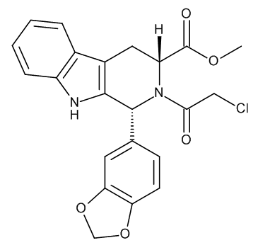 Chloropretadalafil (Methyl (1R,3R)-1-(1,3-benzodioxol-5-yl)-2-(chloroacetyl)-2,3,4,9-tetrahydro-1H…