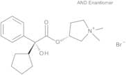 (3RS)-3-[(2RS)-(2-Cyclopentyl-2-hydroxy-2-phenylacetyl)oxy]-1,1-dimethylpyrrolidinium Bromide