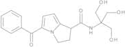 (1RS)-5-Benzoyl-N-[2-hydroxy-1,1-bis(hydroxymethyl)ethyl]-2,3-dihydro-1H-pyrrolizine-1-carboxamide