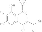 1-Cyclopropyl-6,7-difluoro-1,4-dihydro-8-hydroxy-4-oxo-3-quinolinecarboxylic Acid