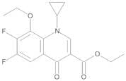 1-Cyclopropyl-8-ethoxy-6,7-difluoro-1,4-dihydro-4-oxo-3-quinolinecarboxylic Acid Ethyl Ester