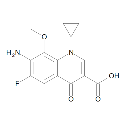 7-Amino-1-cyclopropyl-6-fluoro-1,4-dihydro-8-methoxy-4-oxo-3-quinolinecarboxylic Acid