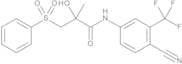 (2RS)-N-[4-Cyano-3-(trifluoromethyl)phenyl]-2-hydroxy-2-methyl-3-(phenylsulfonyl)propanamide
