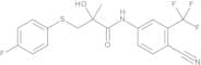 (2RS)-N-[4-Cyano-3-(trifluoromethyl)phenyl]-3-[(4-fluorophenyl)sulfanyl]-2-hydroxy-2-methylpropana…