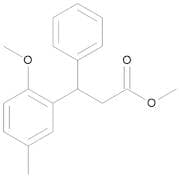 Methyl (3RS)-3-(2-Methoxy-5-methylphenyl)-3-phenylpropanoate