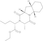 Ethyl (2S)-2-[(3S,5aS,9aS,10aS)-3-Methyl-1,4-dioxodecahydropyrazino[1,2-a]indol-2(1H)-yl]pentanoate