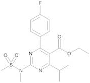 Ethyl 4-(4-Fluorophenyl)-6-isopropyl-2-[methyl(methylsulfonyl)amino]pyrimidine-5-carboxylate