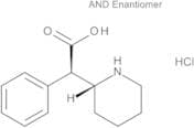 (2RS)-Phenyl-[(2RS)-piperidin-2-yl]acetic Acid Hydrochloride