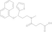 (S)-4-[Methyl[3-(naphthalen-1-yloxy)-3-(thiophen-2-yl)propyl]amino]-4-oxobutanoic Acid ((S)-Duloxe…